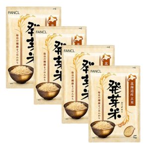 ファンケル (FANCL) 発芽米 4kg (1kg×4袋)×1箱 (健康/栄養) 発芽玄米 GABA 食物繊維 ミネラル ビタミン 米