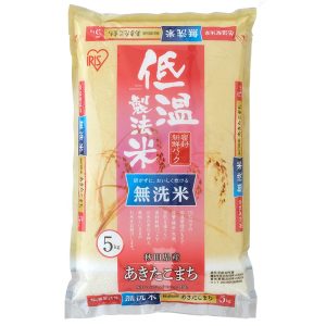 【精米】 アイリスオーヤマ(IRIS OHYAMA) 低温製法米 無洗米 秋田県産 あきたこまち 5キログラム (x 1) 令和6年産