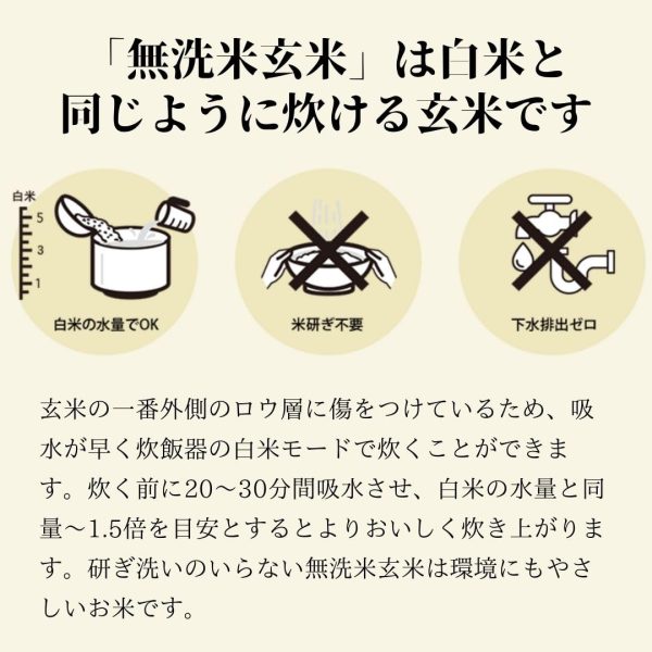 スマート米 福島県白河産 天のつぶ 無洗米玄米 1.8kg 残留農薬不検出 - Image 6