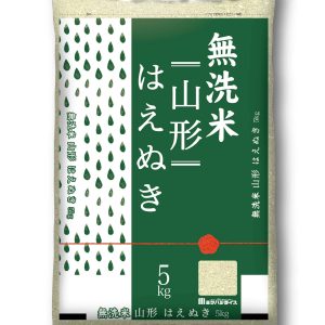 ミツハシ 【精米】 山形県産 無洗米 はえぬき 5kg 令和6年産
