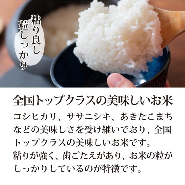 ミツハシ 【精米】 山形県産 無洗米 はえぬき 5kg 令和6年産 - Image 3